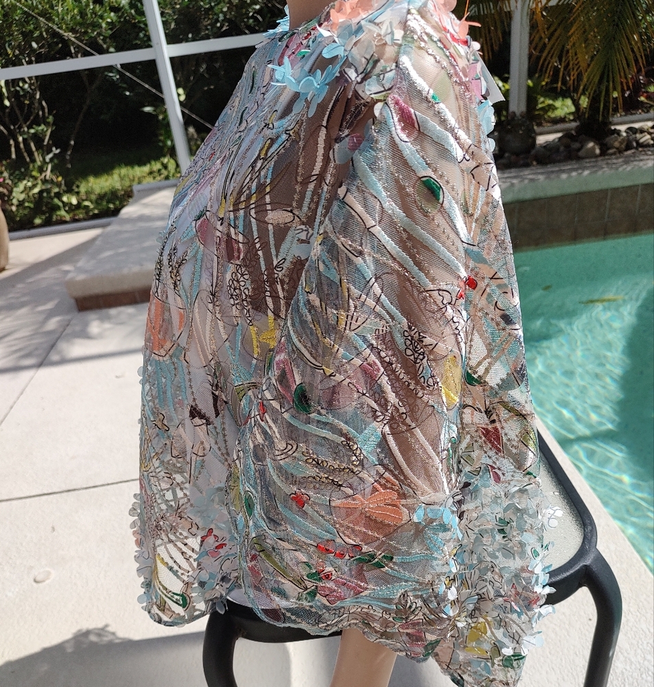 3D Peck &Peck Cape top - Picture 10 of 15
